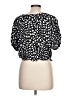 Cato 100% Rayon Black Short Sleeve Blouse Size L - photo 2