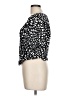 Cato 100% Rayon Black Short Sleeve Blouse Size L - photo 5