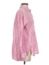 J. McLaughlin 100% Cotton Stripes Pink Long Sleeve Button-Down Shirt Size S - photo 4