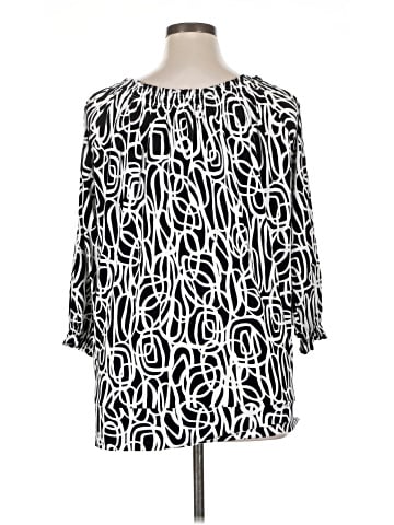 AK Anne Klein 3/4 Sleeve Blouse (view 2)