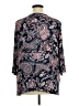 Catherines Paisley Black 3/4 Sleeve Blouse Size 1X - photo 2
