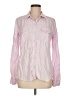 Halogen 100% Tencel Color Block Pink Long Sleeve Button-Down Shirt Size M - photo 1