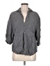 Zara Gray 3/4 Sleeve Button-Down Shirt Size M - photo 1
