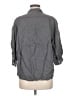 Zara Gray 3/4 Sleeve Button-Down Shirt Size M - photo 2