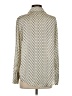 Zara Print Ivory Long Sleeve Blouse Size XS - photo 2