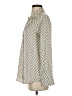 Zara Print Ivory Long Sleeve Blouse Size XS - photo 5