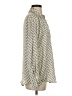 Zara Print Ivory Long Sleeve Blouse Size XS - photo 4