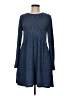Ofeefan Tweed Blue Casual Dress Size M - photo 1