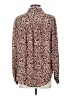 H&M L.O.G.G. 100% Polyester Animal Print Pink Long Sleeve Blouse Size S - photo 2