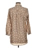 Fun2Fun 100% Polyester Polka Dots Tan 3/4 Sleeve Blouse Size M - photo 2