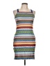 ChicMe Graphic Blue Casual Dress Size L - photo 1