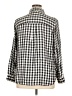 Levi's 100% Viscose Checkered-gingham Gray 3/4 Sleeve Button-Down Shirt Size 1X - photo 2