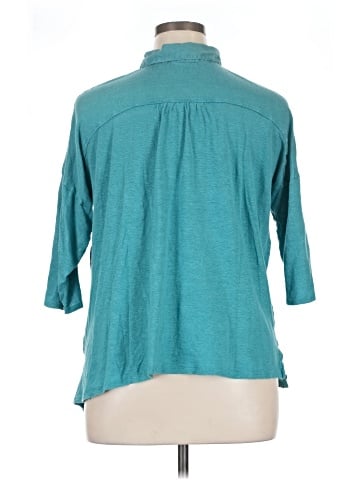 J.Jill 3/4 Sleeve Button-Down Shirt (view 2)
