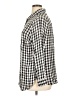 Levi's 100% Viscose Checkered-gingham Gray 3/4 Sleeve Button-Down Shirt Size 1X - photo 5
