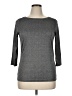 Three Dots Gray 3/4 Sleeve Top Size XL - photo 1