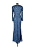 Mac Duggal 100% Polyester Blue Cocktail Dress Size 10 - photo 2
