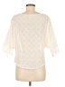 Akemi + Kin 100% Cotton Ivory Short Sleeve Top Size M - photo 2