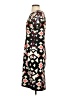Talbots Graphic Multi Color Black Casual Dress Size 4 - photo 5
