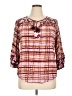 Westbound 100% Rayon Pink 3/4 Sleeve Blouse Size 1X - photo 1