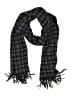 Club Monaco 100% Wool Plaid Black Blue Scarf One size - photo 1