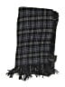 Club Monaco 100% Wool Plaid Black Blue Scarf One size - photo 2