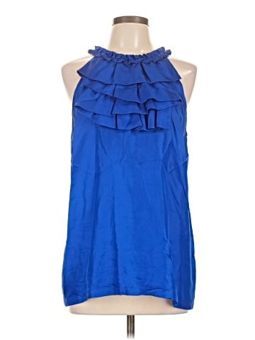 Elena Solano Sleeveless Silk Top (view 1)
