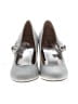 Badgley Mischka Silver Heels Size 5 - photo 2