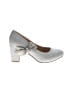 Badgley Mischka Silver Heels Size 5 - photo 1