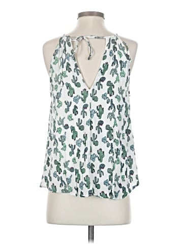 Blue Rain Sleeveless Blouse (view 2)