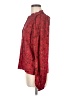 XIX Palms 100% Rayon Red Long Sleeve Blouse Size Med (3) - photo 5