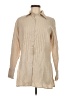 Valerie Separates Tan Long Sleeve Button-Down Shirt Size M - photo 1