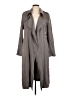 Badgley Mischka Gray Trenchcoat Size M - photo 1