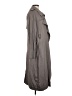 Badgley Mischka Gray Trenchcoat Size M - photo 4