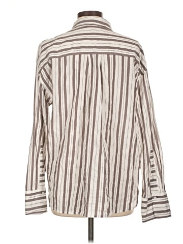 ME+EM Long Sleeve Button-Down Shirt (view 2)