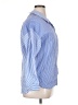 Unbranded Stripes Blue Long Sleeve Button-Down Shirt Size 1X (estimated) - photo 4