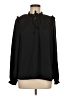 Knox Rose 100% Polyester Black Long Sleeve Blouse Size M - photo 1