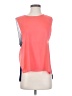 Unbranded Color Block Orange Sleeveless T-Shirt Size S (estimated) - photo 1