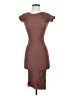 Aura Solid Brown Cocktail Dress Size Sm - Med - photo 1