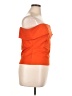 Deletta Orange Short Sleeve Top Size XL - photo 4