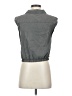 Evereve 100% Lyocell Gray Sleeveless Button-Down Shirt Size XS - photo 2