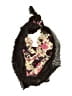 Unbranded Floral Black Pink Scarf One size - photo 1