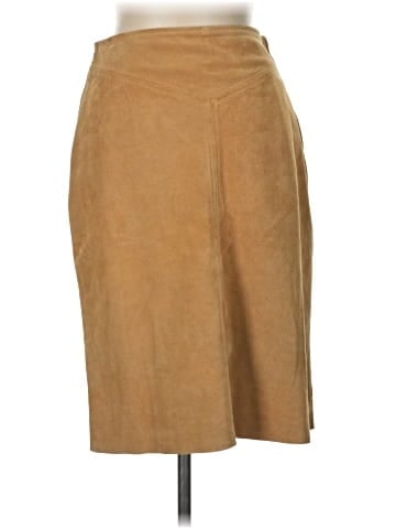DKNY Jeans Faux Leather Skirt (view 2)