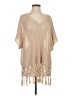 CAbi 100% Cotton Tan Poncho Size S - photo 1