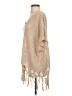 CAbi 100% Cotton Tan Poncho Size S - photo 5