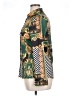 AIZHE 100% Polyester Print Green Long Sleeve Blouse Size 2X - photo 5