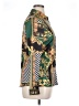 AIZHE 100% Polyester Print Green Long Sleeve Blouse Size 2X - photo 4