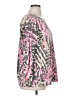 Dear Scarlett Animal Print Pink Pullover Sweater Size XL - photo 4