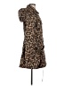MICHAEL Michael Kors 100% Polyester Animal Print Brown Coat Size M - photo 4