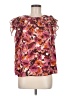1.State 100% Polyester Pink Short Sleeve Blouse Size M - photo 1