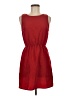 Monteau 100% Polyester Solid Red Casual Dress Size M - photo 1